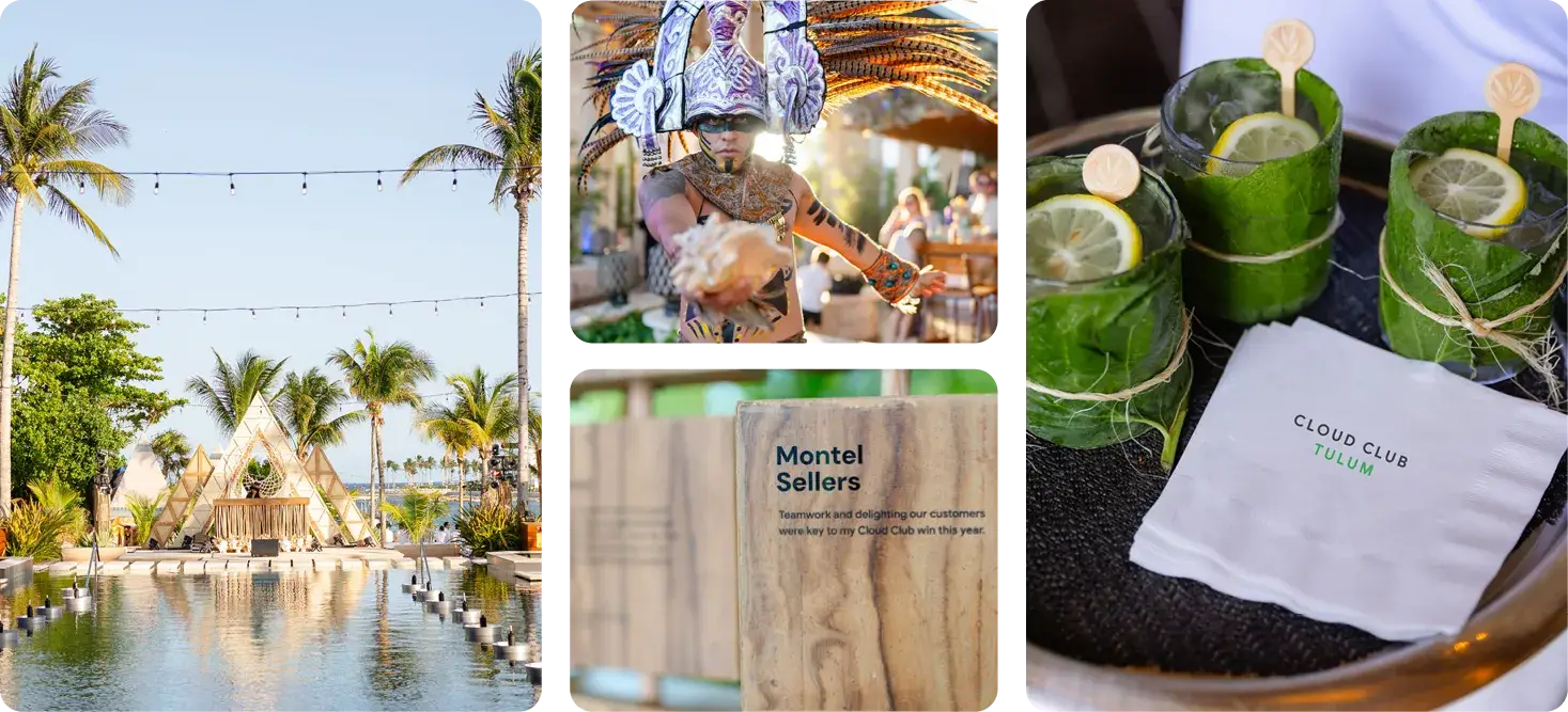 Employee recognition inspired incentive travel attendees